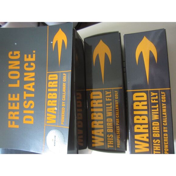 NEW IN PACKS  WARBIRD THIS BIRD WILL FLY CALLAWAY GOLF BALLS x 6 - Picture 2 of 3